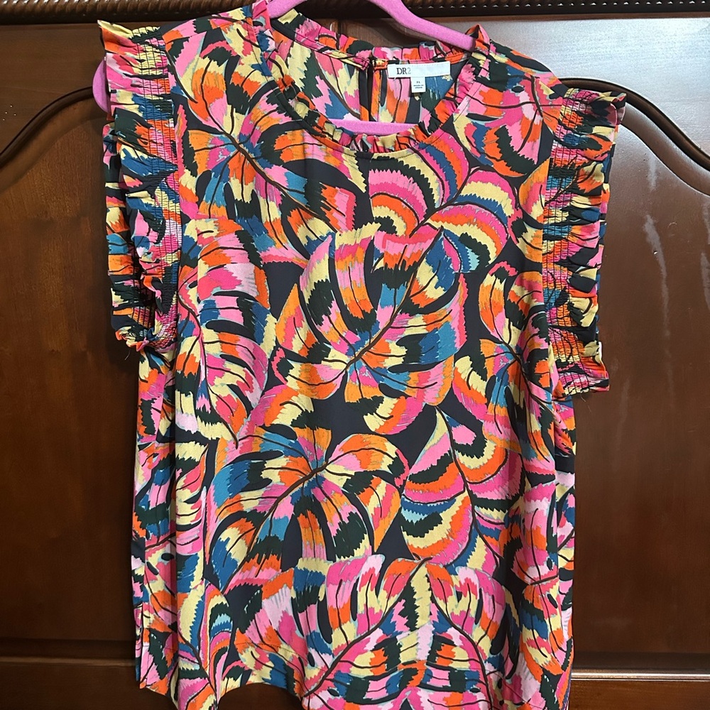 Colorful Patterned Women's Top